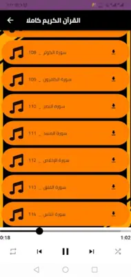 شيخ نورين قران كامل بدون نت android App screenshot 4